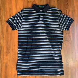 Blue striped Men’s Polo by Ralph Lire